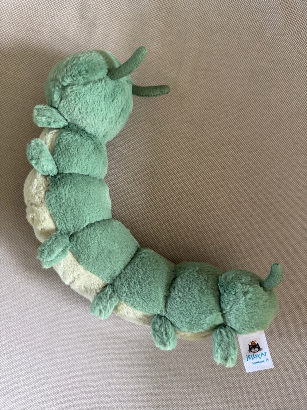 Jellycat Mint Green Plush Caterpillar